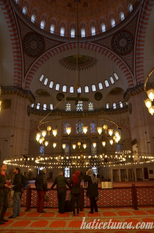Süleymaniye Camii-İç mekan